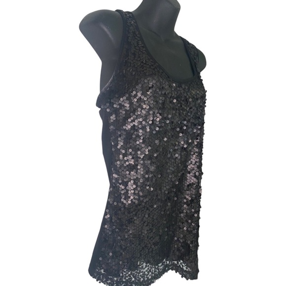 Apostrophe Sequins Razorback Tank Top - Picture 3 of 4